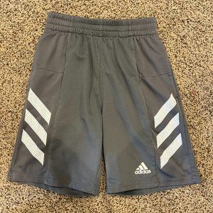 Boys Grey Adidas Shorts